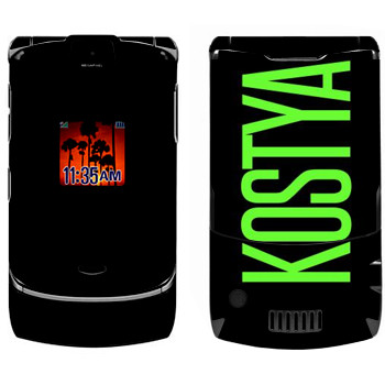   «Kostya»   Motorola V3i Razr