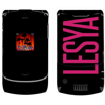   «Lesya»   Motorola V3i Razr