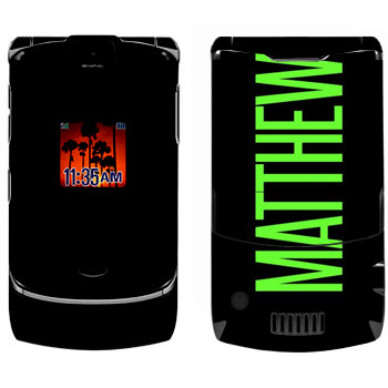   «Matthew»   Motorola V3i Razr