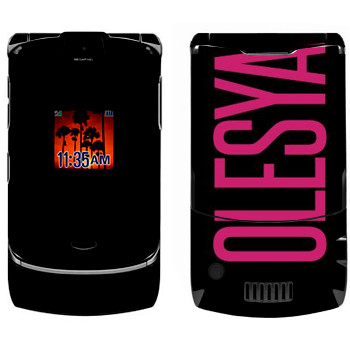   «Olesya»   Motorola V3i Razr