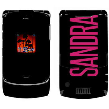   «Sandra»   Motorola V3i Razr