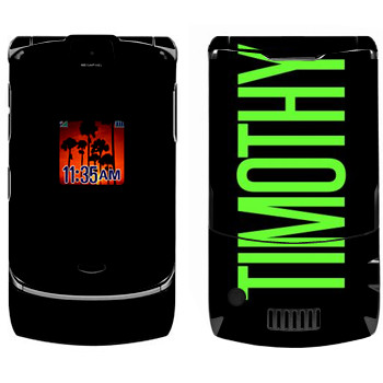   «Timothy»   Motorola V3i Razr