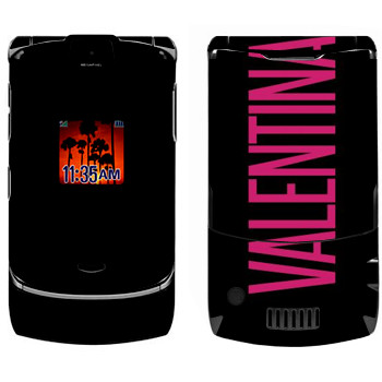   «Valentina»   Motorola V3i Razr