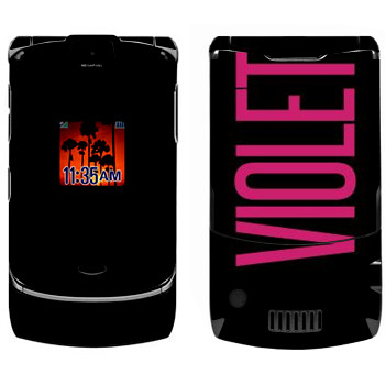   «Violet»   Motorola V3i Razr