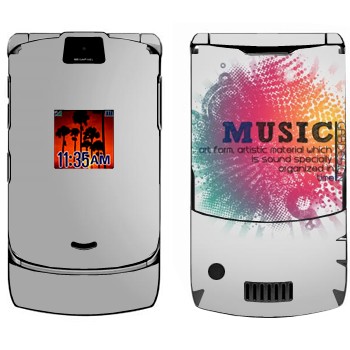   « Music   »   Motorola V3i Razr