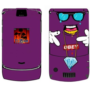   «OBEY - SWAG»   Motorola V3i Razr