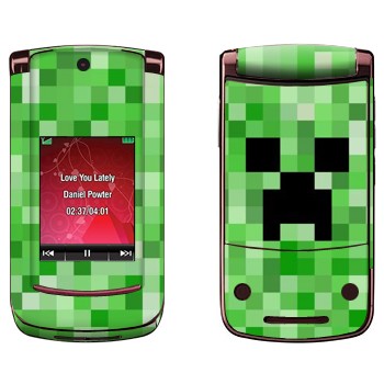   «Creeper face - Minecraft»   Motorola V9 Razr2