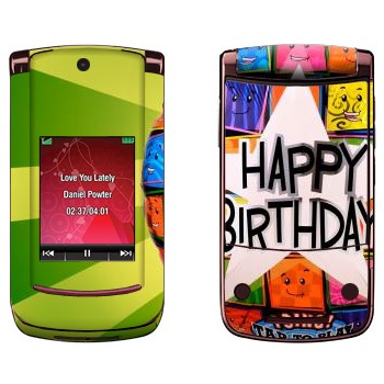   «  Happy birthday»   Motorola V9 Razr2