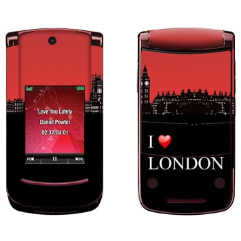   «I love London»   Motorola V9 Razr2