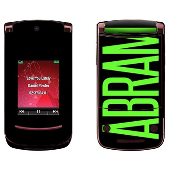   «Abram»   Motorola V9 Razr2
