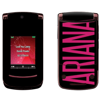   «Ariana»   Motorola V9 Razr2