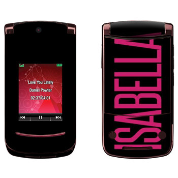   «Isabella»   Motorola V9 Razr2