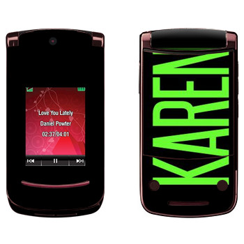   «Karen»   Motorola V9 Razr2