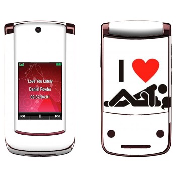   « I love sex»   Motorola V9 Razr2