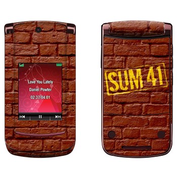   «- Sum 41»   Motorola V9 Razr2