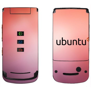   «Ubuntu»   Motorola W270