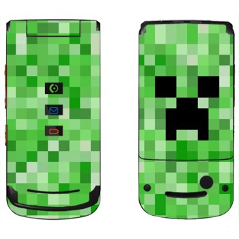   «Creeper face - Minecraft»   Motorola W270