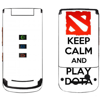  «Keep calm and Play DOTA»   Motorola W270