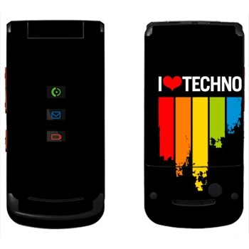   «I love techno»   Motorola W270