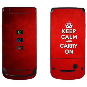   «Keep calm and carry on - »   Motorola W270