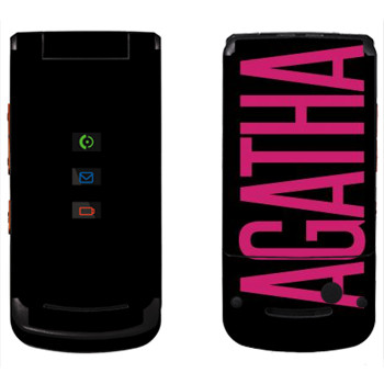   «Agatha»   Motorola W270
