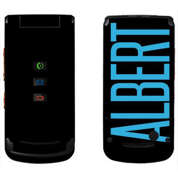   «Albert»   Motorola W270