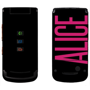   «Alice»   Motorola W270