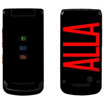   «Alla»   Motorola W270