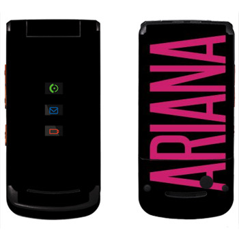   «Ariana»   Motorola W270
