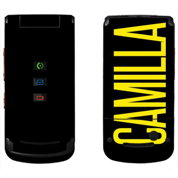   «Camilla»   Motorola W270