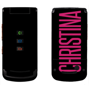   «Christina»   Motorola W270