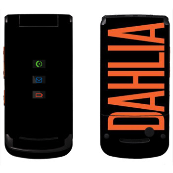   «Dahlia»   Motorola W270
