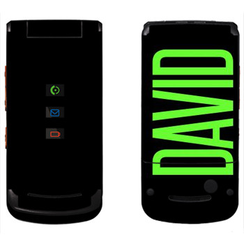   «David»   Motorola W270