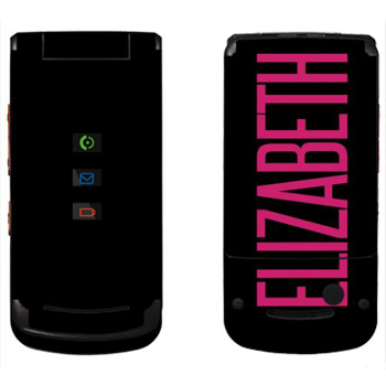   «Elizabeth»   Motorola W270