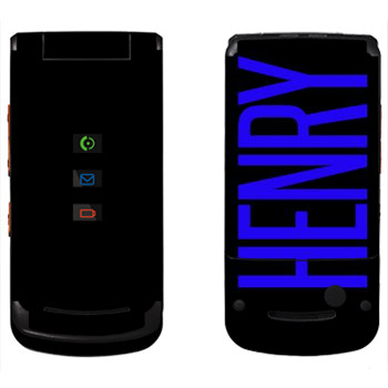   «Henry»   Motorola W270