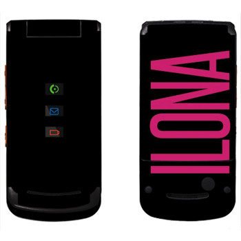   «Ilona»   Motorola W270