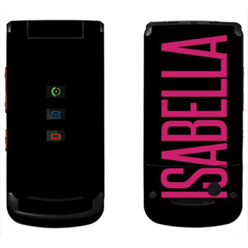   «Isabella»   Motorola W270