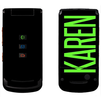   «Karen»   Motorola W270