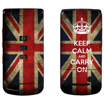   «Keep calm and carry on»   Motorola W270