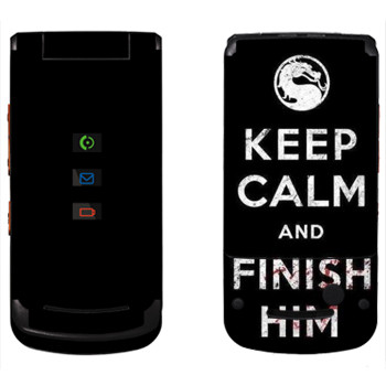   «Keep calm and Finish him Mortal Kombat»   Motorola W270