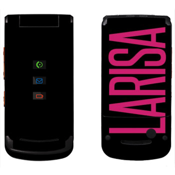   «Larisa»   Motorola W270
