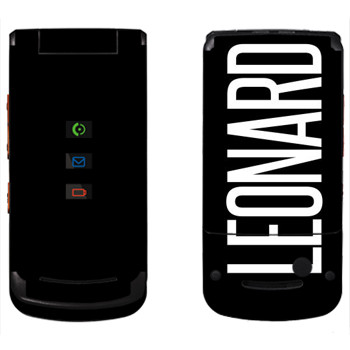   «Leonard»   Motorola W270