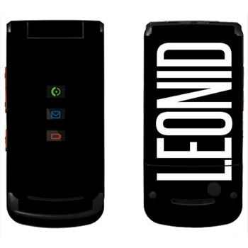  «Leonid»   Motorola W270