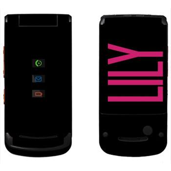   «Lily»   Motorola W270