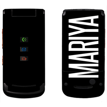  «Mariya»   Motorola W270