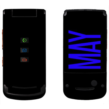   «May»   Motorola W270