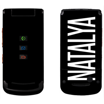   «Natalya»   Motorola W270