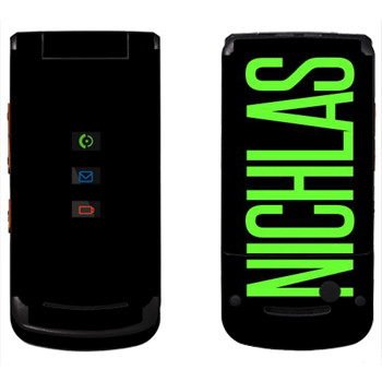   «Nichlas»   Motorola W270