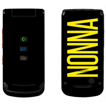   «Nonna»   Motorola W270