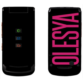   «Olesya»   Motorola W270